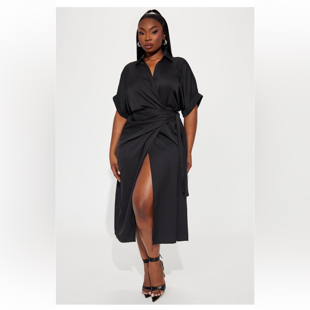 Lucy Midi Wrap Dress